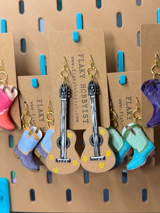 Guitar Earrings